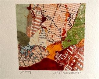 Melissa P Hackmann origial mixed media - "Giving"