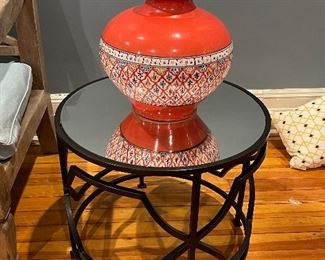 Hand painted pottery