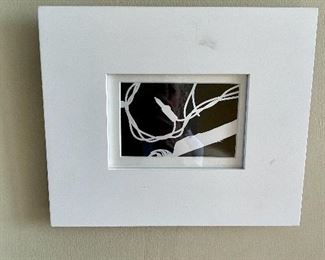 Crazy cool screen print of Christmas lights lights!