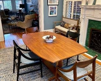 Stanley Furniture Co. MCM dining room set. Has been in the family since it was purchased by the homeowners mother! Amazing condition.