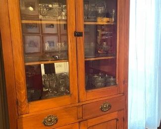 Antique pie safe cupboard