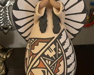 Southwest Native American hand-painted angel