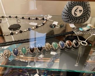 Sterling and gemstone jewelry