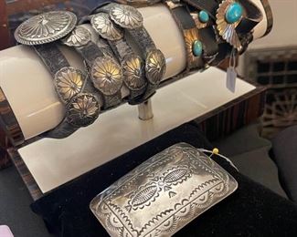 see stubbsestates.com to purchase these sterling concho belts and buckle