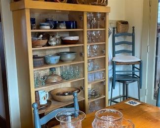Studio pottery and glass