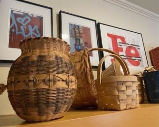 Art photography and basket collection