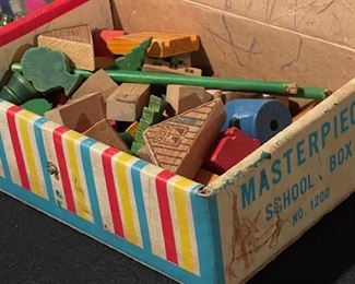 vintage toy blocks
