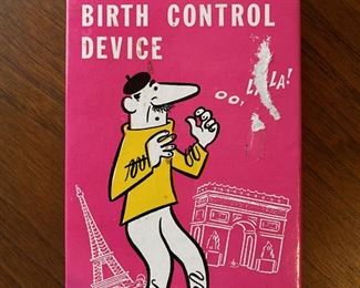 French birth control gag gift see stubbsestates.com to bid