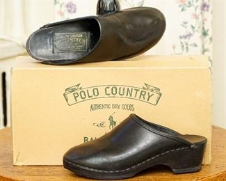 Polo country clogs leather