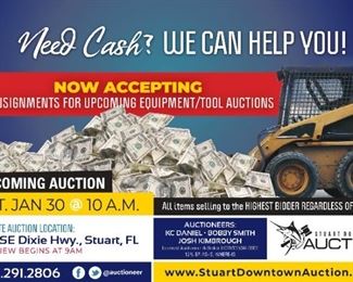 Auction Jan 30th @ 10am