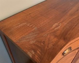 Slight damage to top of buffet