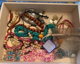 Some of the costume jewelry -more to be pictured later
