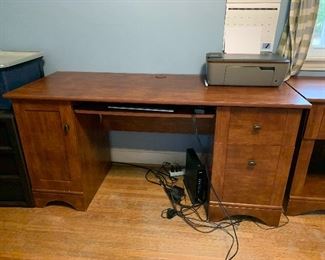 Desk -modern; printer also for sale