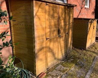 Outdoor cedar cabinet