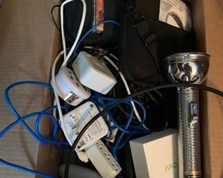 Ever house has a box of cords and a junk drawer!