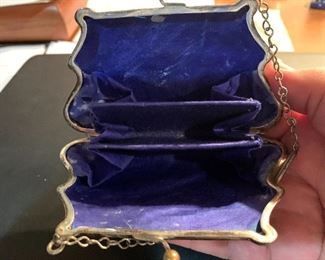 Silver plate purse