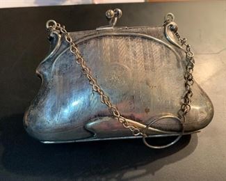 Silver plate purse