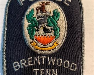 Brentwood Police patch