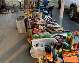 Outdoor items; contents of sheds