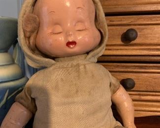 Triple face composition doll