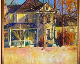 Richard Fennel oil on canvas, 52" x 52"