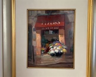 George Botich, Paris oil on canvas