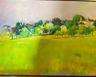 Richard Fennel oil on canvas, 48" x 96"