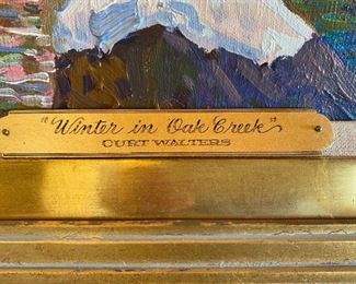 Curt Walters, Winter In Oak Creek
