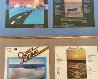 Framed record awards...