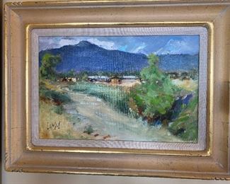 "In Llano Quemado" Oil on Canvas by Dorothy Lampl