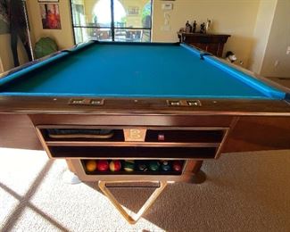 vintage BRUNSWICK billiards table