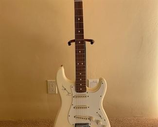 Signed Bonnie Raitt Fender Guitar