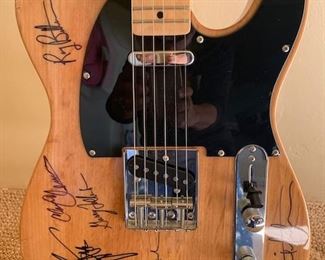 Signed Bruce Springsteen Guitar and Friends