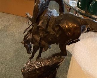 Nice large Bronze... "MOUNTAIN MAN"  by Remington.
