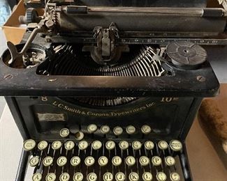 Antique Smith typewriter...