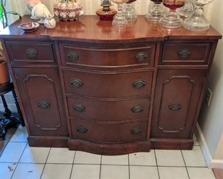 Gorgeous serpentine sideboard 
