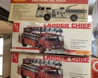 Matchbox Ertl fire trucks
