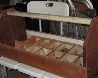 Tool Carrier or great display for old bottles