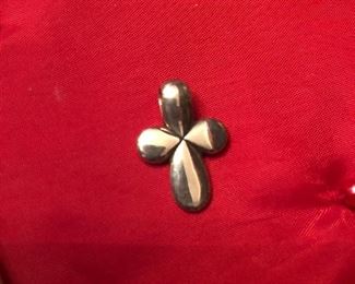 sterling avery cross pendant 