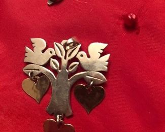 very retired james avery gold and sterling tree of life pendant $175
