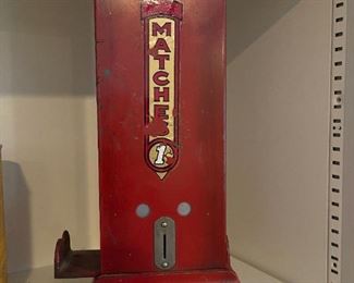 1920's "OHIO" 1¢ Match Vending Machine with Key