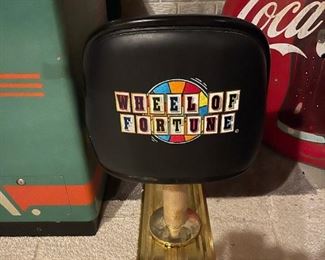 Original WHEEL OF FORTUNE Las Vegas Slot Machine Chair