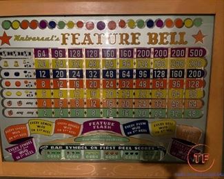 1950's Universal's Bell Feature Nickel Slot Machine