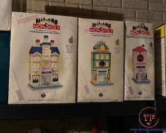 Department 56 Monopoly Edition - COMPLETE SET
