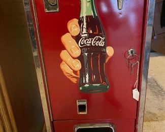 Vintage COCA-COLA Cavalier C-55E Vending Machine - in Working Condition