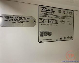 Commercial COCA-COLA Drink Refrigerator by True Manufacturing - GDM-12