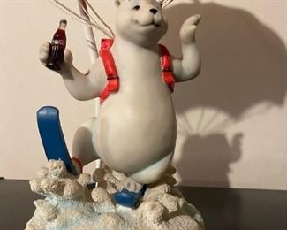 Coca-Cola Polar Bear Parachute Lamp