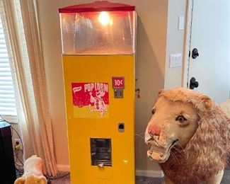Vintage 10¢ Popcorn Vending Machine