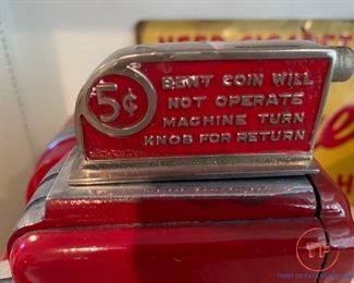 1930's O.D. JENNINGS GRANDSTAND 5¢ Slot Machine / Trade Simulator