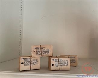 Vintage ASK SWAMI Napkin Holder Fortune Dispenser Trade Stimulator With Key.  Includes Additional Fortunes and Original Marketing Poster